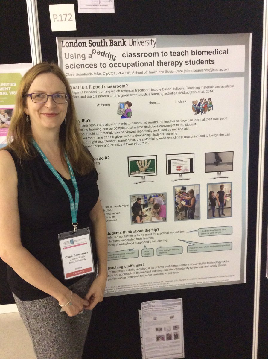Clare Beanlands (@clare_beanlands) on Twitter photo #COT2016 <a href="/LSBU_HSC/">Institute of Health and Social Care</a> poster up looking forward to opening plenary #COT2016 <a href="/LSBU_HSC/">Institute of Health and Social Care</a> poster up looking forward to opening plenary