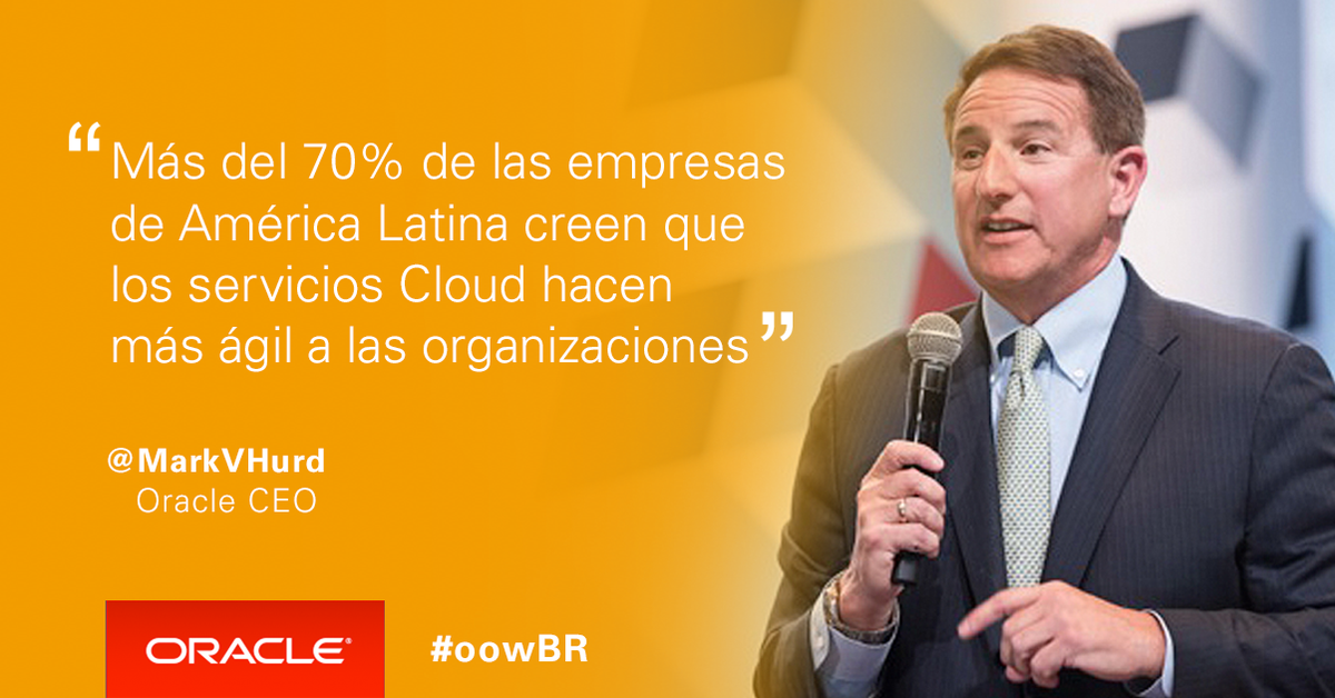 mySolutionsCL's tweet photo. OracleLatam: No te pierdas las predicciones de nuestro CEO markvhurd. LIVE: https://t.co/2Bqt8lET6t #oowBR #JavaO… https://t.co/lKVIB3Fnsr