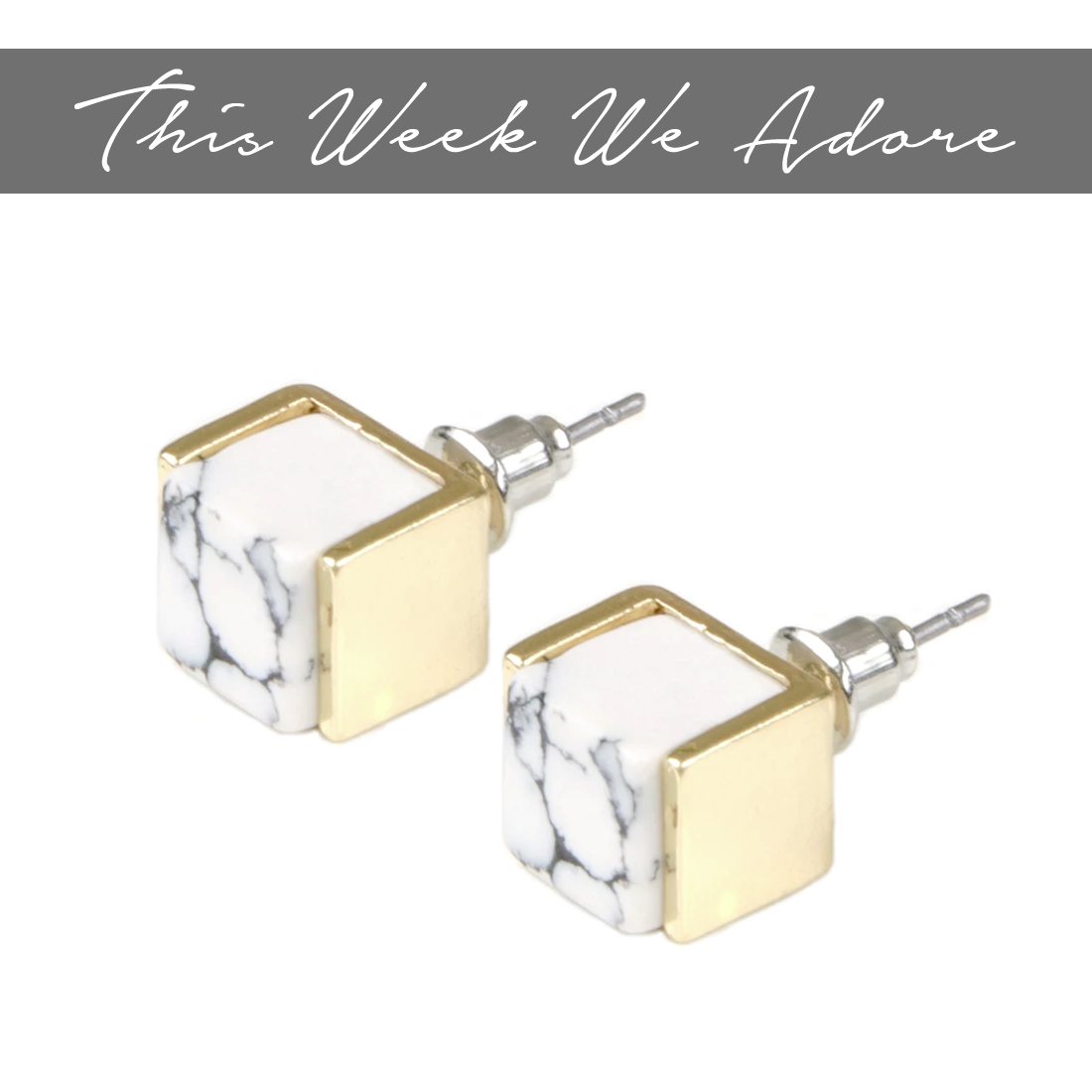 adorningava's tweet photo. This week we adore our Maya semi precious square stone earrings SHOP> https://t.co/SGHTbhPhnT #jewellery #fashion https://t.co/HI3U2uFUYc