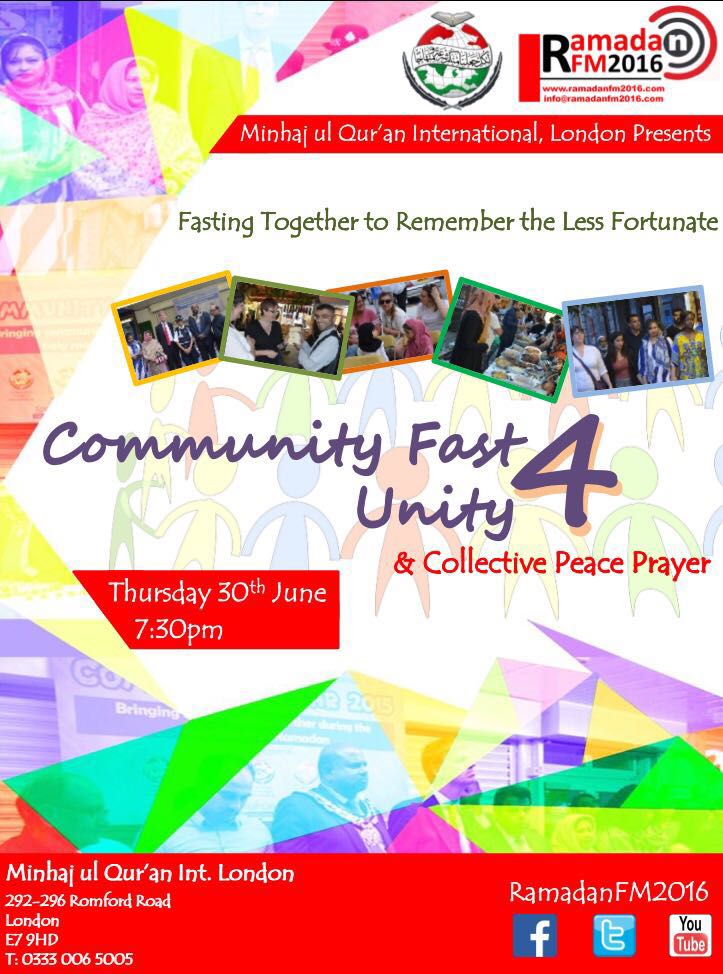 ReviveFMUK's tweet photo. Community Fast 4 Unity &amp; Collective Peace Prayer at 292-296 Romford Rd, Forest Gate, E7 9HD o  30th June at 7:30pm https://t.co/AuSc9j1q85
