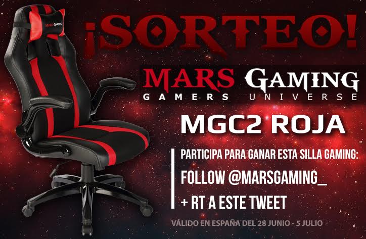 MarsGaming_'s tweet photo. ¡SORTEAZO! Silla #MGC2 Roja.

FOLLOW + RT para participar.

¡Suerte! https://t.co/g76FM7d77y