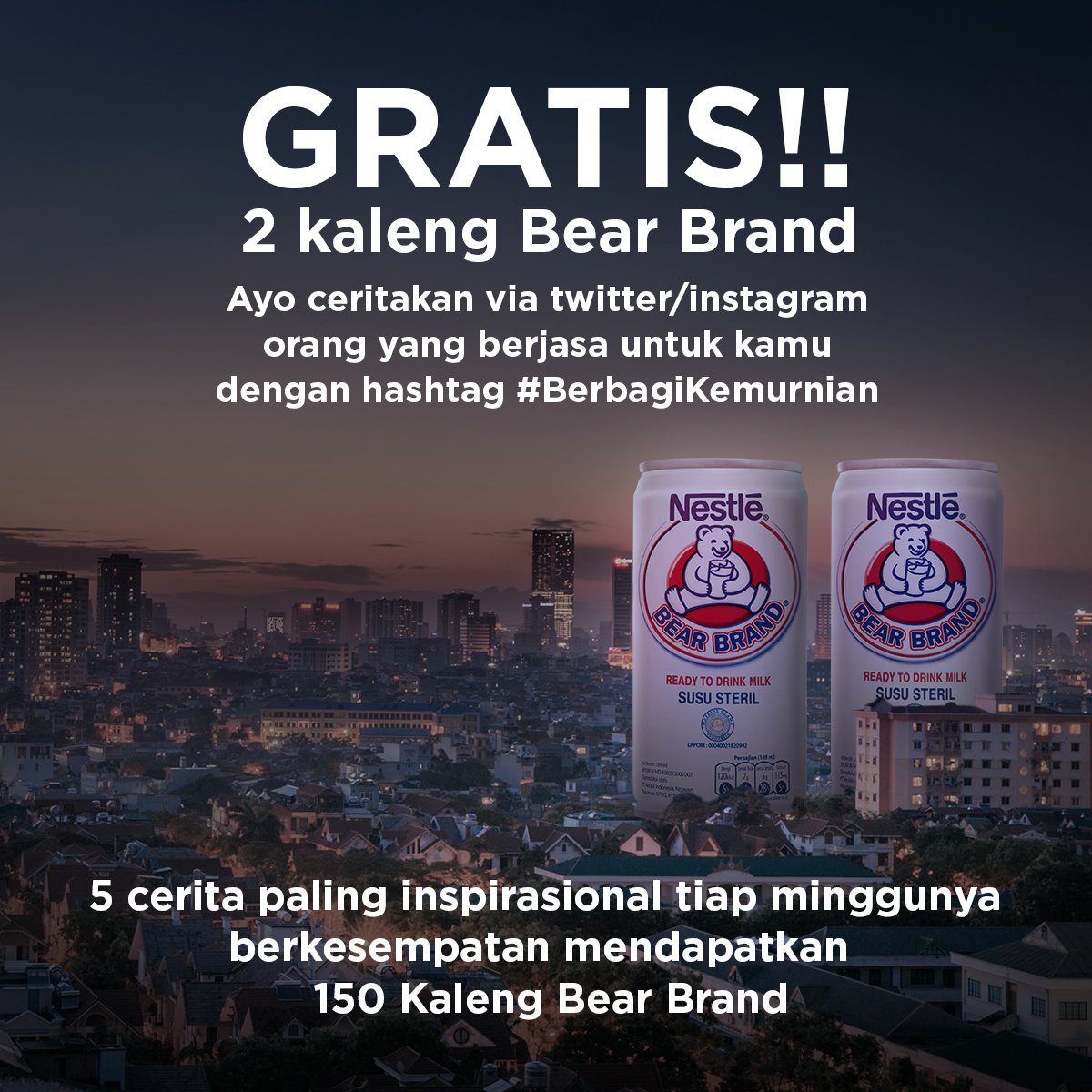 Kata Kata Bijak On Twitter 1 Tweet Bisa Dpt 2 Bear Brand GRATIS