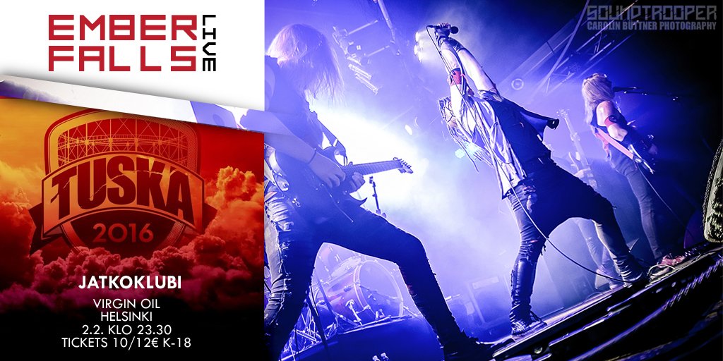 ember_falls's tweet image. This weekend we rock in Helsinki! Come and join us. #tuska2016 #emberfalls #live #band #helsinki #virginoil #rock