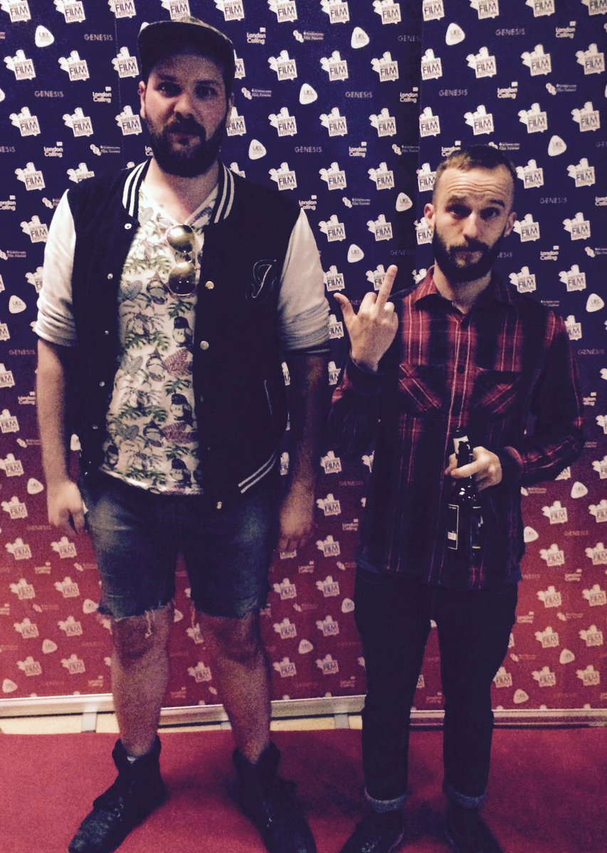 Standing on actual piece of red carpet <a href="/EastEndFilmFest/">EastEndFilmFestival</a> premiere of #BitterSuite 
Thanx to every1 who came out :)