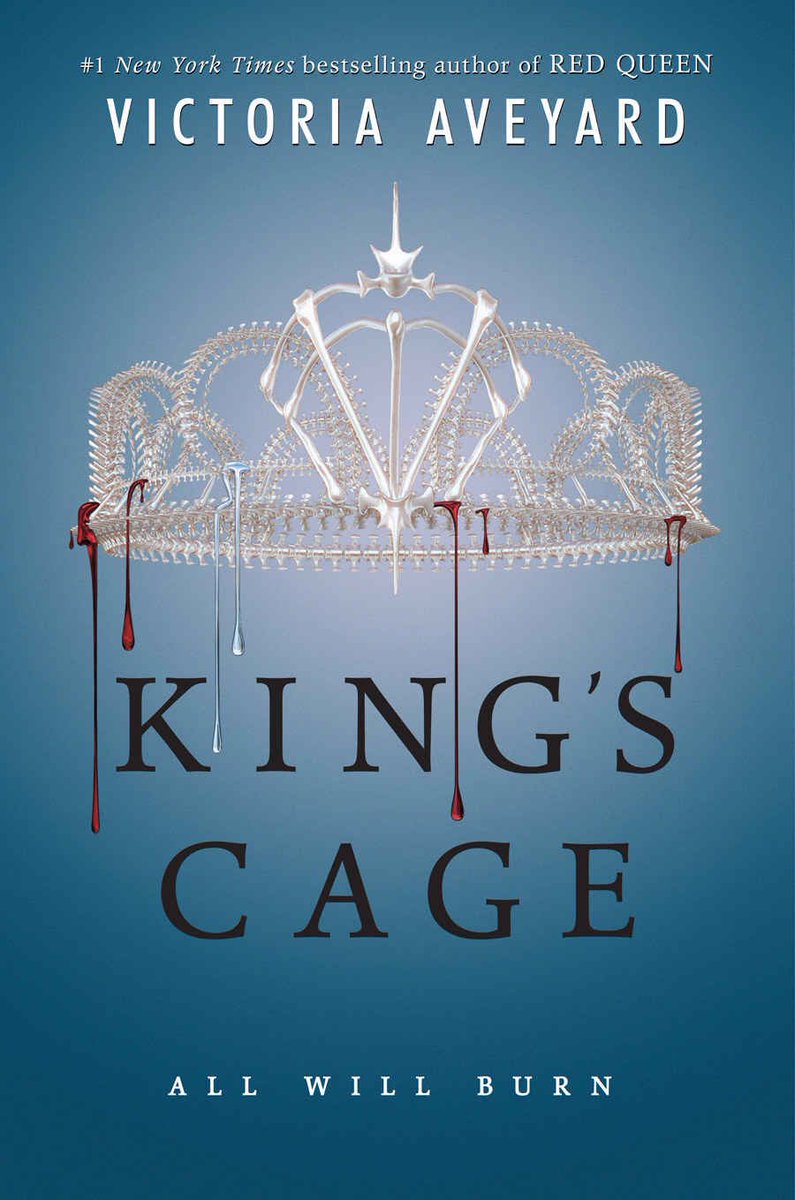 AveyardBR's tweet photo. SAIU!!! Capa Oficial de 'KING'S CAGE' o terceiro livro da série A Rainha Vermelha. https://t.co/0S1sTeTLsR