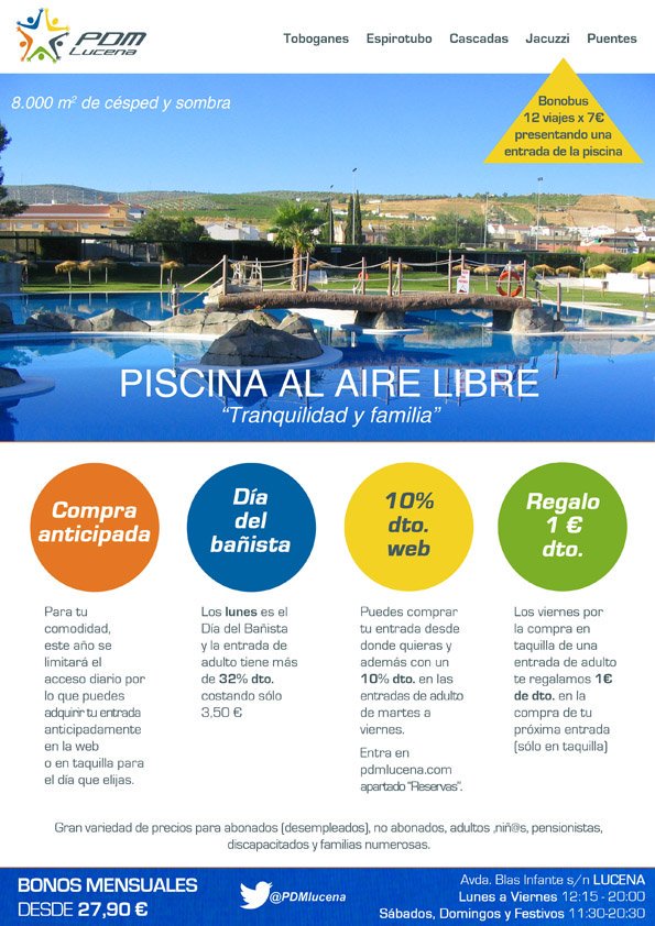 SDMlucena's tweet photo. Hoy hemos presentado en rueda de prensa que el 1 de julio abrimos la Piscina al Aire Libre https://t.co/63s9hwMCvA https://t.co/lalCOdfvy1