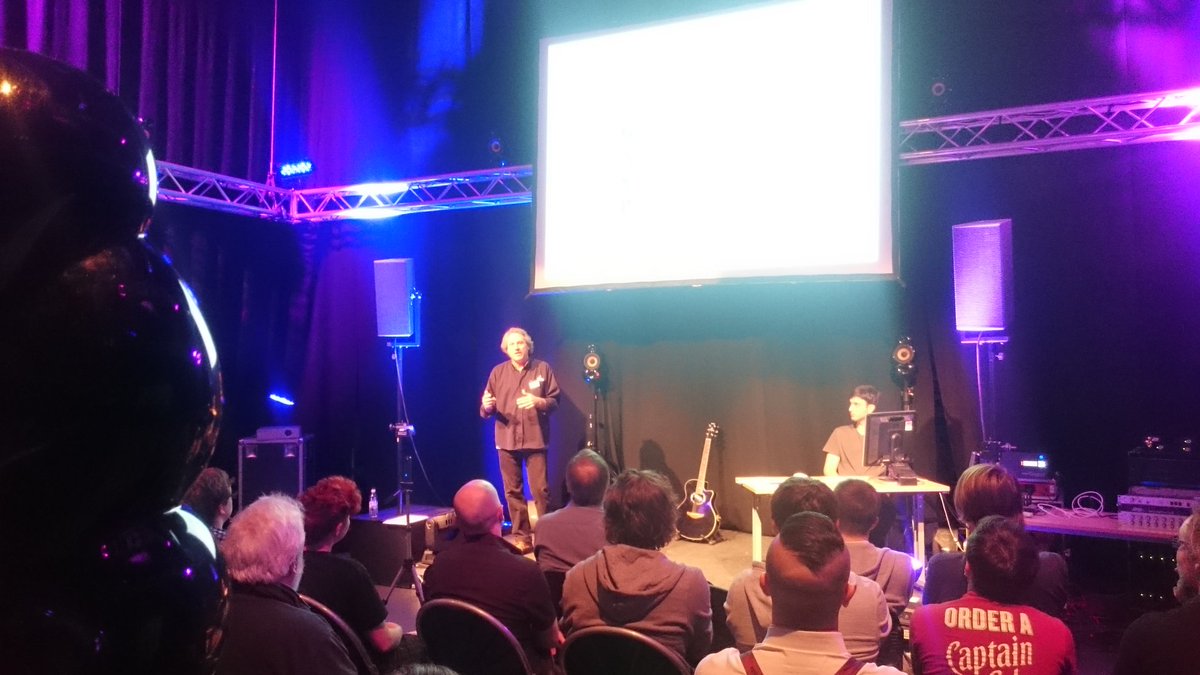 BruceWiggins's tweet photo. Guitars with Ambisonic Spatial Production at Sounds in Space 2016 #sins2016 https://t.co/VlFvCRDz3q