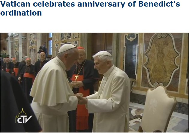 chicagocatholic's tweet photo. Celebrating 65th anniversary of #PopeBenedict's ordination
https://t.co/mPNSFJio2m https://t.co/xk9s09JhUU