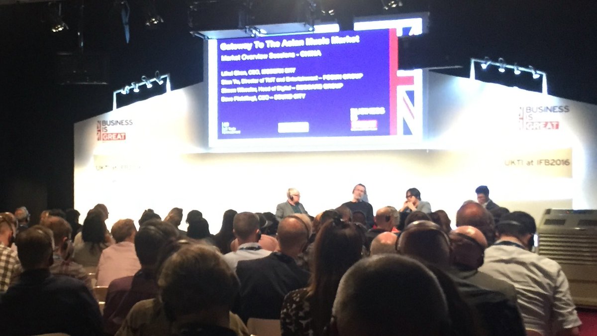 hd360app's tweet photo. At the @IFB2016 for the Gateway to the Asian Music Market. @UKTI https://t.co/uSspl5CzTb