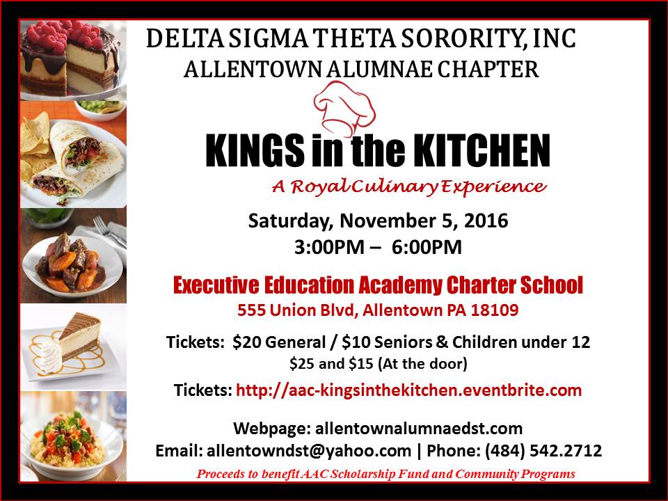 Kings can register at allentowndst.wufoo.com/forms/z1it06sm…

Tickets may be purchased at aac-kingsinthekitchen.eventbrite.com