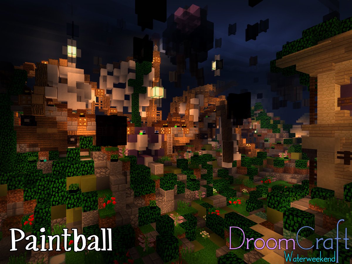 DroomCraft's tweet image. Tijdens het #Waterweekend vinden er tal van evenementen plaats. Het eerste evenement is #Paintball!