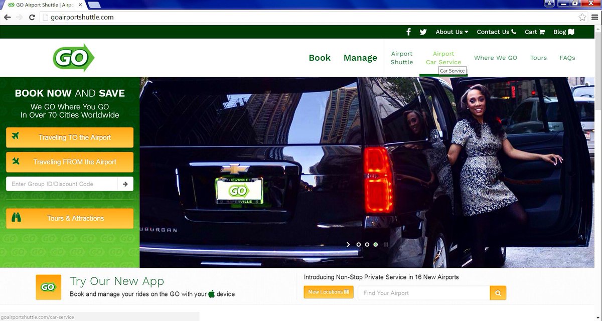 GOExpressJax's tweet photo. Our new look!  #newlook #onlywaytogo #customerservice #shuttle #blackcar #suv #travel #transportation #economical https://t.co/EAIoFVWT4u