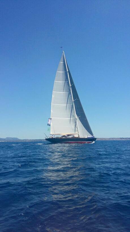 AbsolutBoatCare's tweet photo. #SYC #Palma saw @ClaasenShipyard #yachts shine in the #BayofPalma, looking magnificent sailing our home waters https://t.co/saUMuC3d0o