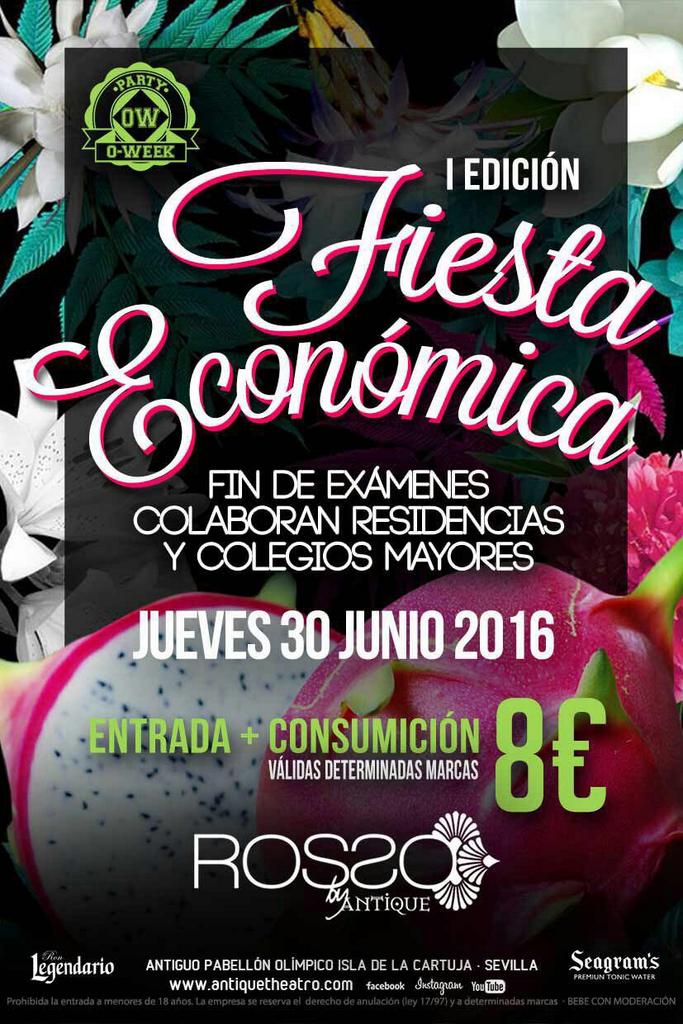 #Jueves fin exámenes en el mejor sitio #ROSSO !!
Entrada anticipadas 8€!! --> Entrada+consumición
Tlf:659197593