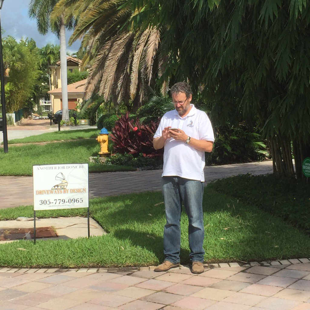 DrivewayByShosh's tweet photo. #DrivewaysbyDesign#Renedrivewaycontractor#newdriveway#Miamiheat https://t.co/159584SaZt