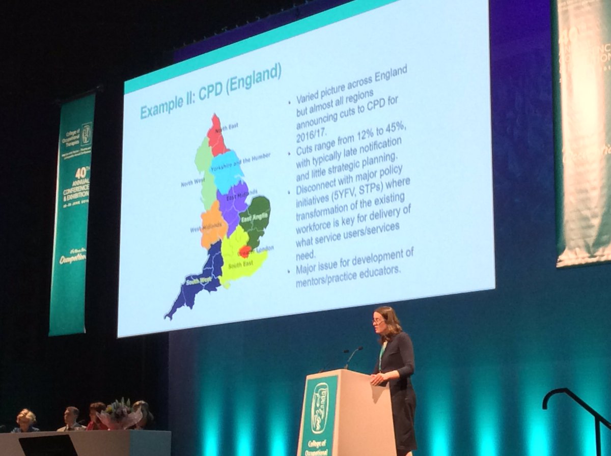 #COT2016 Elizabeth Jelfs discusses implications of CPD cuts