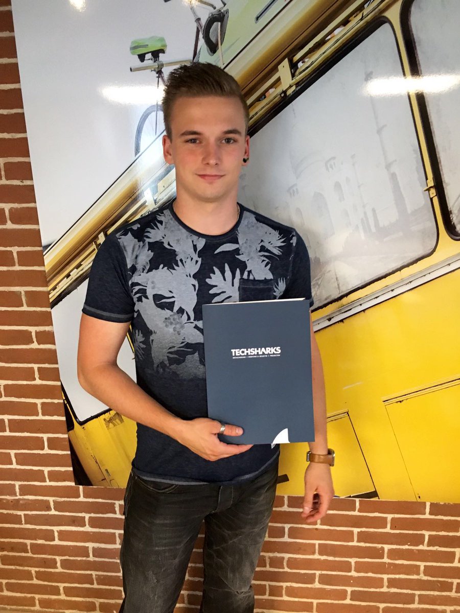 Gefeliciteerd Mitchell met je nieuwe uitdaging als Allround Operator bij Ardagh Glass Dongen via Techsharks! :-)