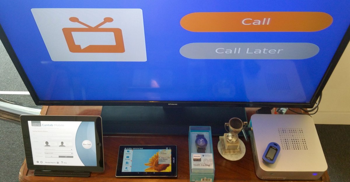 milwrbychan's tweet photo. A host of tech in our @NHSTestBeds Front Room Mockup thanks @cantabconnect @philipshealth @speaksetuk @lhhub https://t.co/TCUV0Dl63A