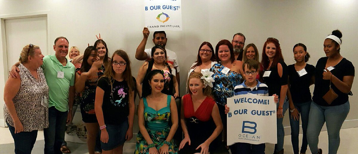 GoGrand's tweet photo. Thanks @BOceanResort for such a warm welcome! Had such a great #staycation and loved the #mermaids! #B2B #B2C https://t.co/boHzmBcQGq