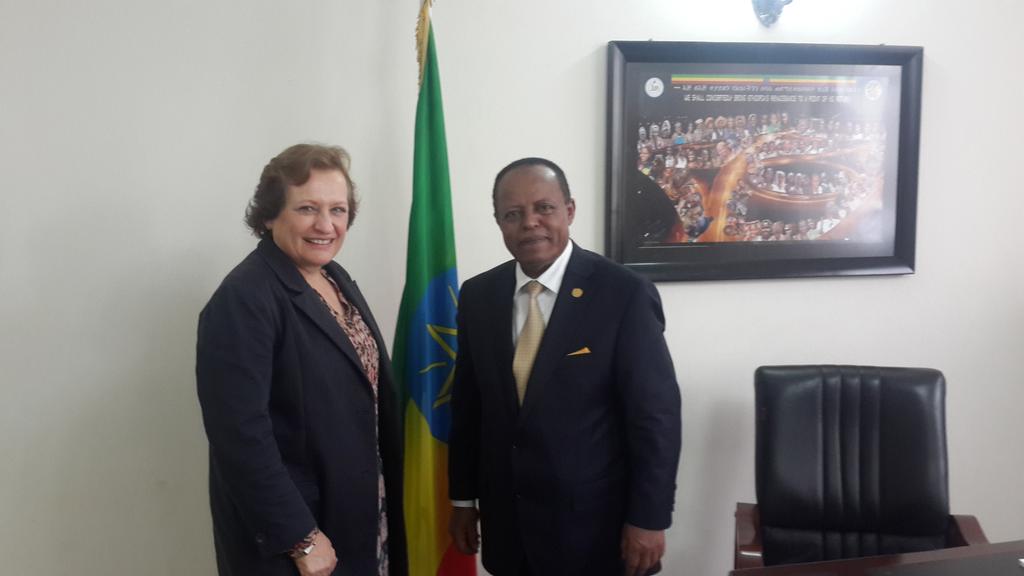 HMASusanna's tweet photo. With MFA Minister Taye reaffirming the enduring nature of the Ethiopia - UK relationship @TayeAtske @mfaethiopia https://t.co/1z2fRZJuEm
