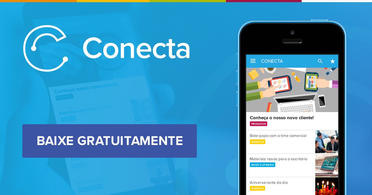 BraviSoftware's tweet photo. Apresentamos o #ConectaApp! Inovação em #ComunicaçãoEmpresarial https://t.co/KQRNaOHwg0 #employeeengagement https://t.co/FbqnzH95m5