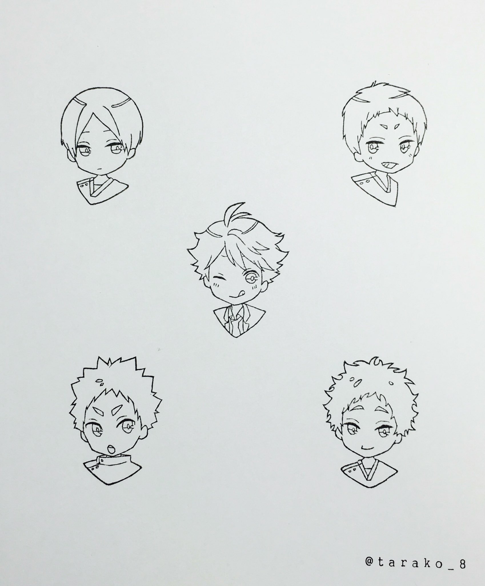 たらこ 隼さんのイラストをお借りして 彫ったはんこ達 みんなかわいい ｰ 隼さんにはほんと感謝です ありがとうございます Twitter