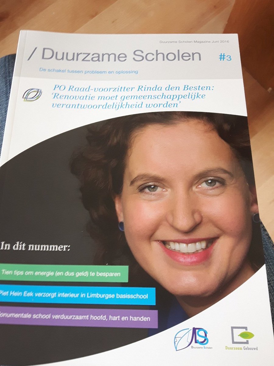 Vandaag verschijnt @DuurzameScholen Magazine nr 3, met mijn artikel over onderzoek <a href="/BCN_Groep/">BCN Groep</a> naar kindvoorzieningen