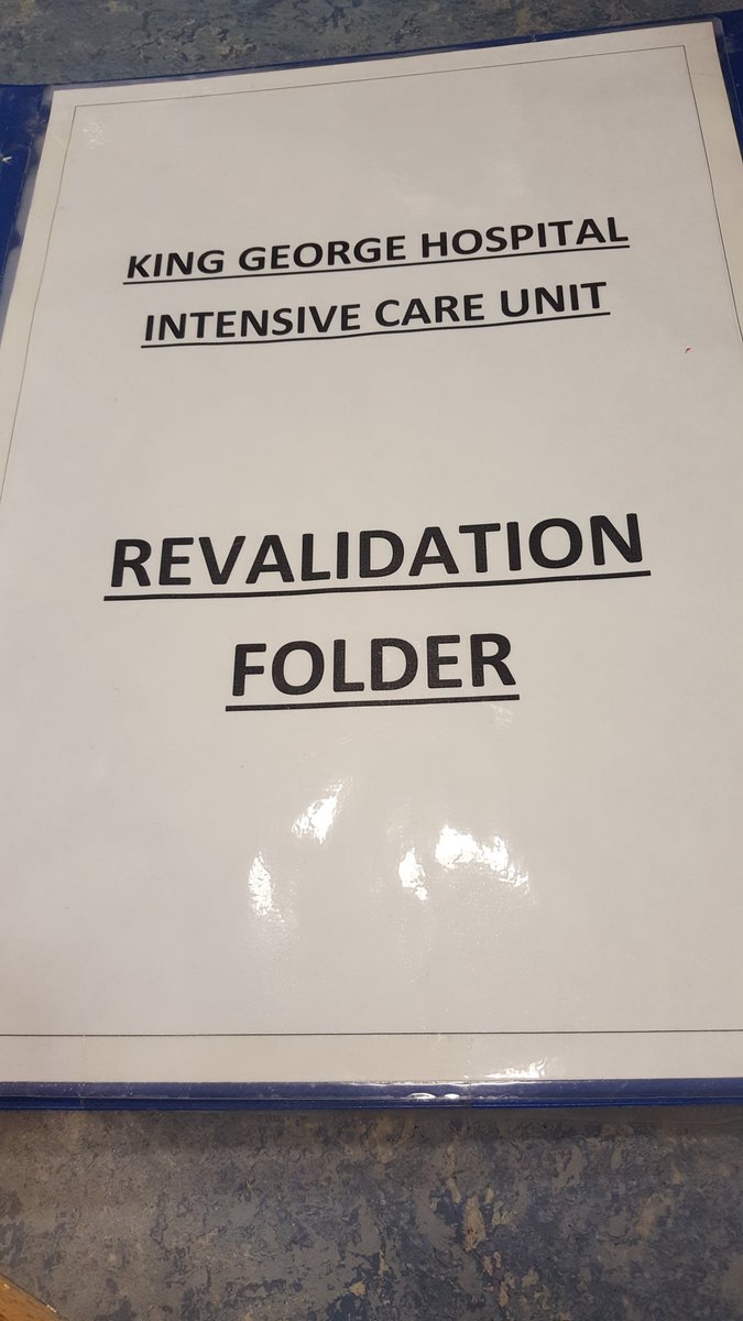 vickysullivan88's tweet photo. ITU KGH staff have started #revalidating. Heres our organised folder and examples. @BHR_hospitals @JanetteRCL https://t.co/JtwhDeQkqS