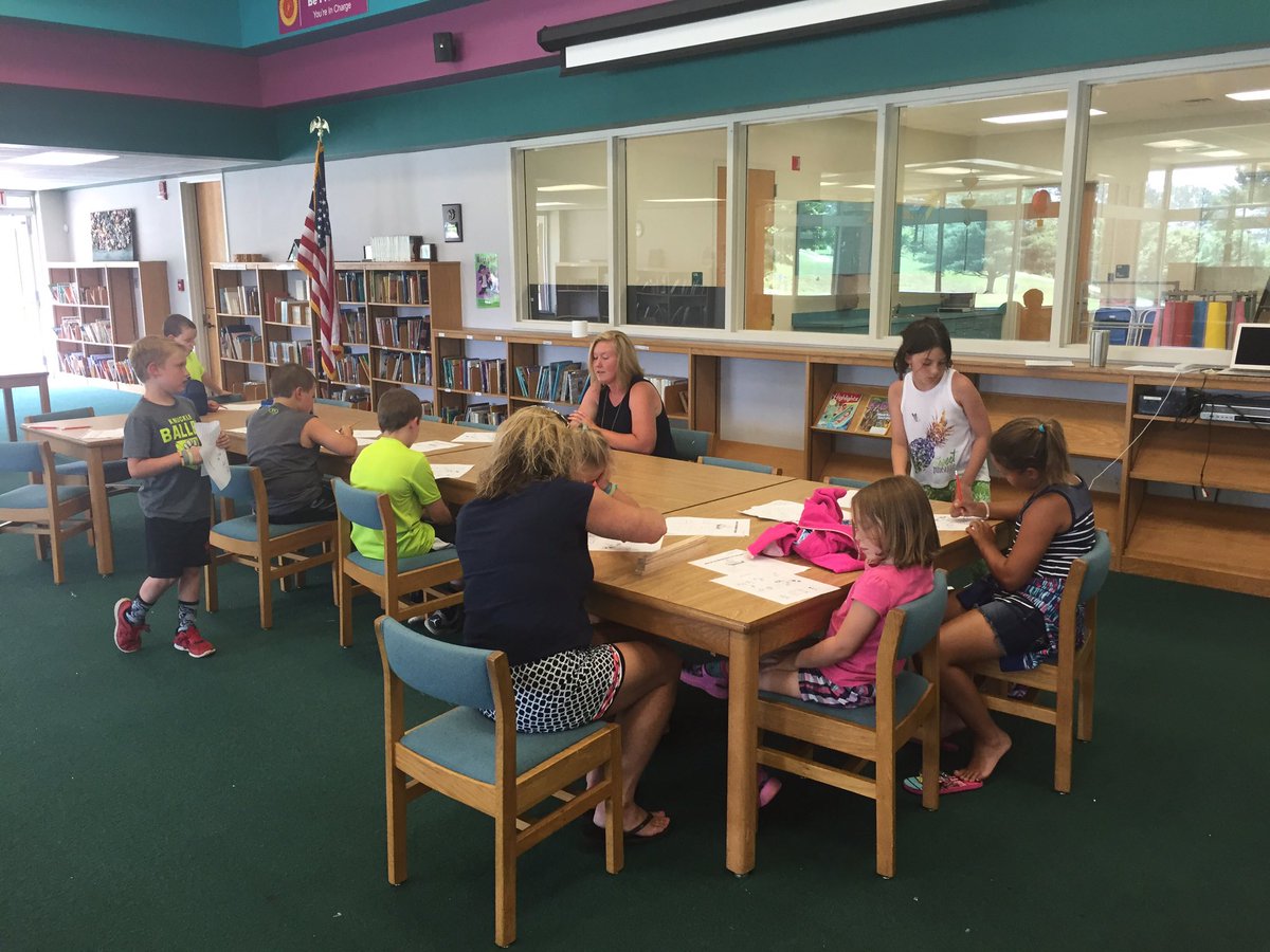 WillardPenny's tweet photo. Our engaged group of #PBLCamp kids working hard on mathematical reasoning! #MAPSS @MACSchools #MAsummer https://t.co/lZsS1185h4