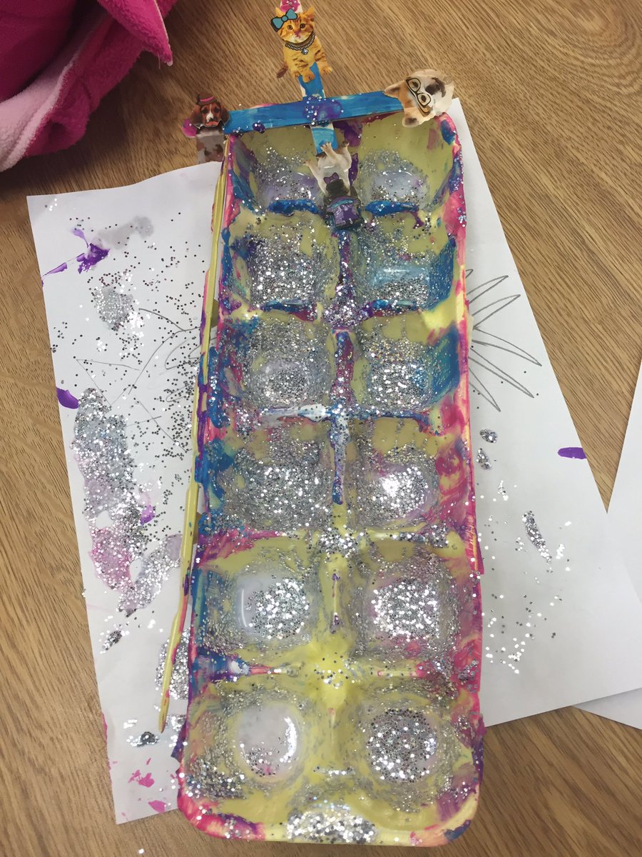 WillardPenny's tweet photo. The girls boat turned out awesome; it floats &amp; holds 8 ounces of rubber ducks! #PBLCamp #MAPSS #MAsummer https://t.co/fkYJL4YuwA