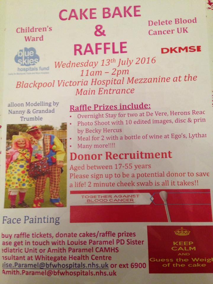 Supporting Blackpool Victoria Hospital