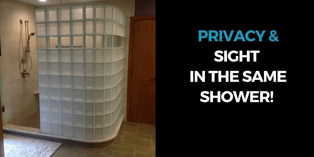 Mike_Foti's tweet photo. Using a #glassblockshower for privacy and light in a #bathroom https://t.co/L7L5l2LRHT https://t.co/57nZwtjxXU
