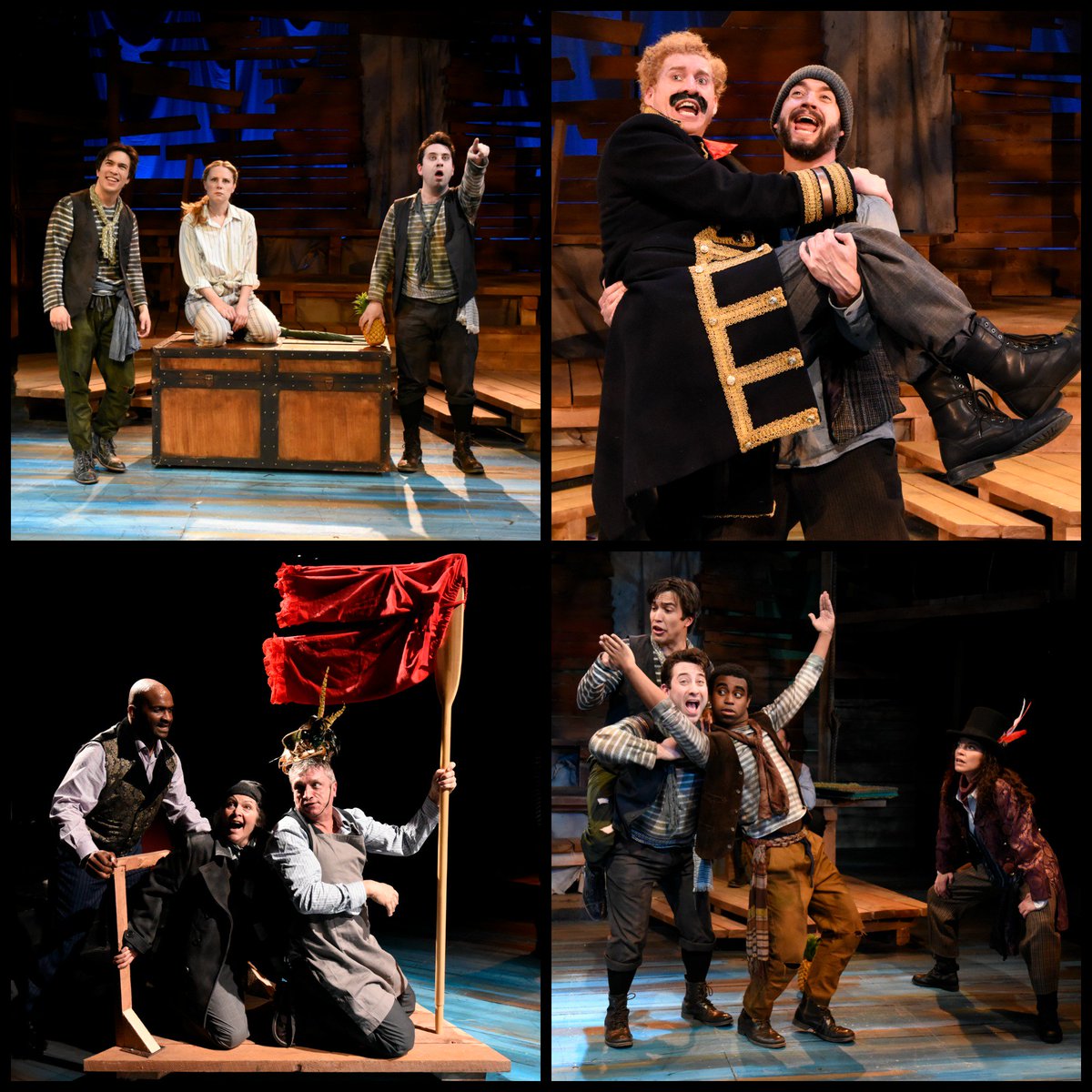 LyricStageCo's tweet photo. Send your applause to the cast of Peter and Starcatcher. What a magical way to end our season. #PeterLSC #goodbye https://t.co/Hh36V6bhVs
