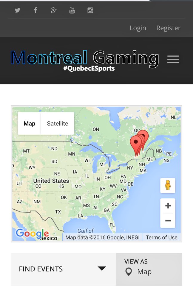 MontrealGaming's tweet photo. We put #QuebecEsports on the map. 

Keep up with your latest #Esports events.
https://t.co/taN8lZGh5E https://t.co/WulfoFzphu