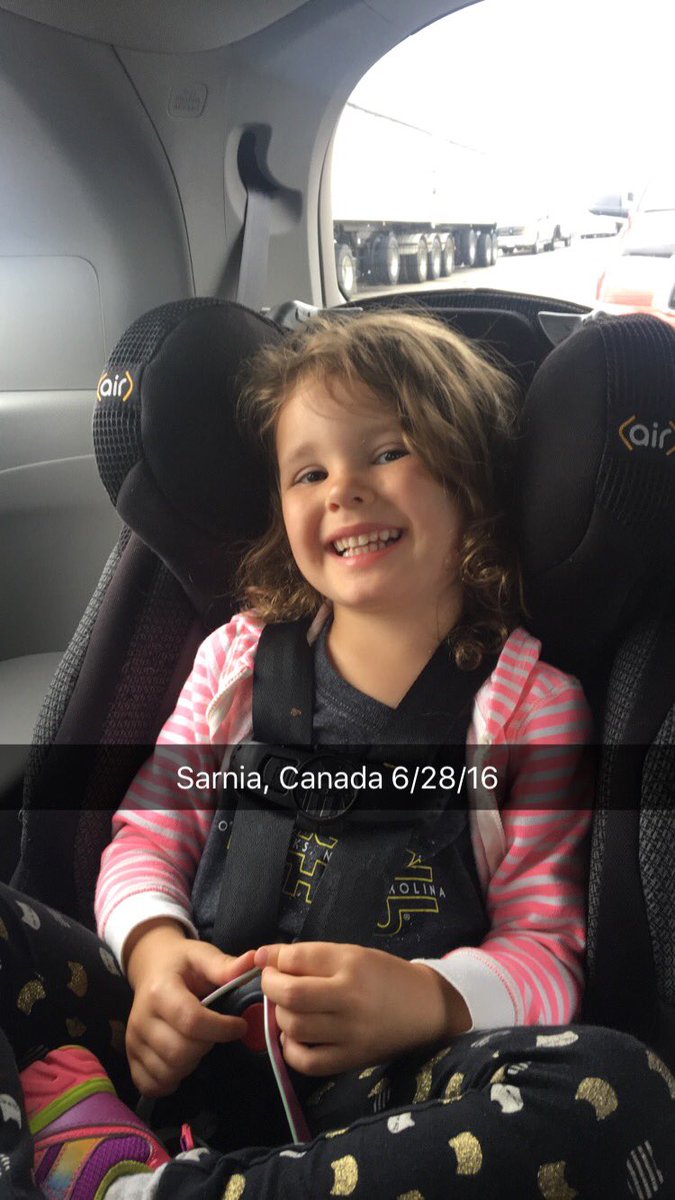 ms_s_smith's tweet photo. Happy cherubs waiting for customs. #stratfordON #ShakespeareorBust https://t.co/41EZvpX6Q7