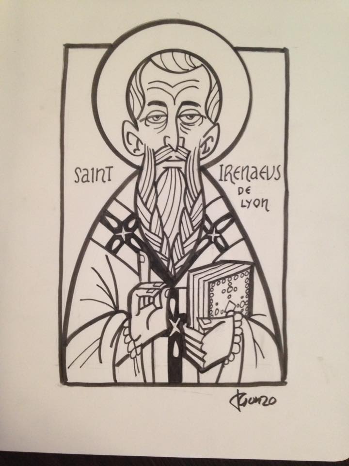 Today's doodle: St. Irenaeus - on his feast day