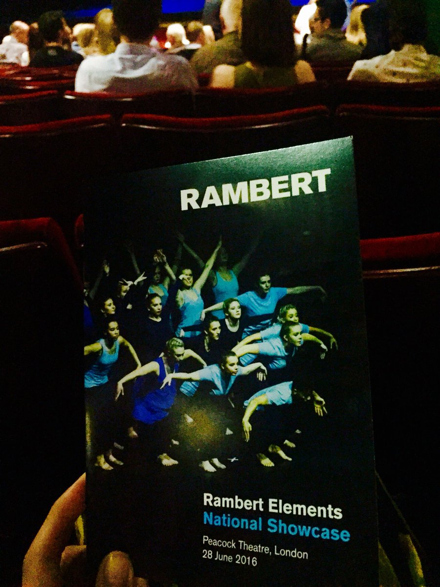 Rambertdance's tweet photo. Half way through #RambertElements. Really impressed with the level of talent set to the Rambert Orchestra https://t.co/DhLS8MGUNd