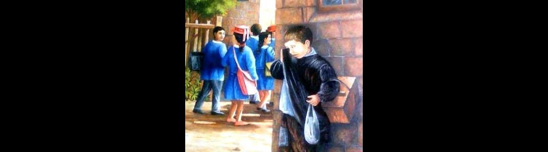 لَا تَبْكِي يَا صَغِيريْ فَالفَقْرُ يَصْنَعُ الرّجَالِ