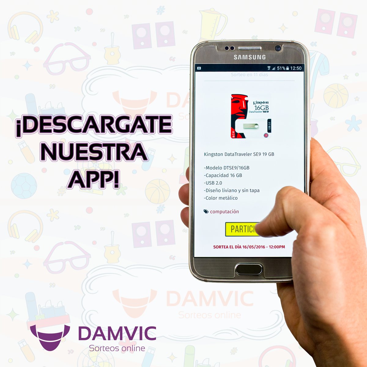DAMVIC_Sorteos's tweet image. ¿Todavía no te descargaste nuestra app?
No te pierdas de ningún sorteo.
play.google.com/store/apps/det…