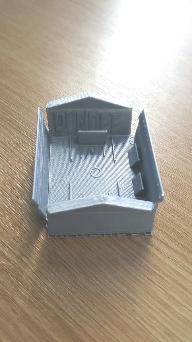 P7_APS's tweet photo. Dens Park the finshed result #veryproud @UltimakerCREATE #Dun3Dee  #3Dprinting @dundeefconline https://t.co/89AoQcTBCK