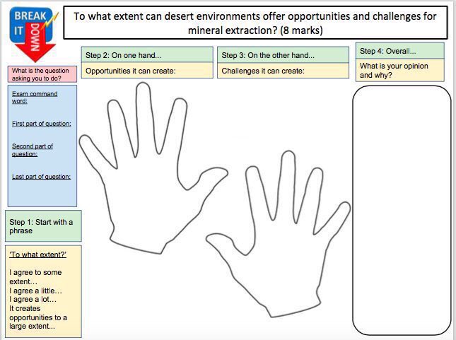 GeographiaUK's tweet photo. Writing templates to scaffold "to what extent" questions - available free on tes https://t.co/wujTMGYyVh https://t.co/O7Tep1Nlnz
