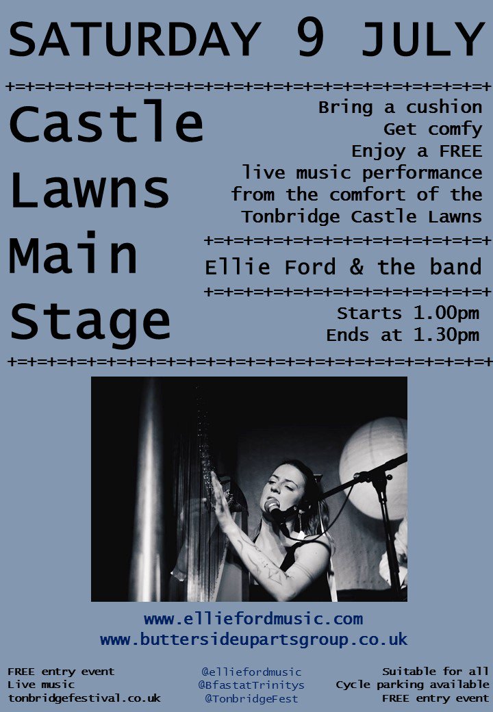 BfastatTrinitys's tweet photo. TODAY! Everyone's invited! Live music @elliefordmusic @TonbridgeFest #CastleLawns stage 1pm Free entry via archway https://t.co/seLKdEi0y5