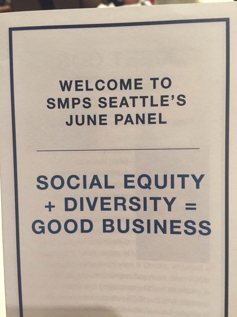 CoriPalmer87's tweet photo. Promoting social equity and diversity inclusion to do good business w/ @MAMortensonCo @smpsseattle #besmps https://t.co/SS8ieNZIWd