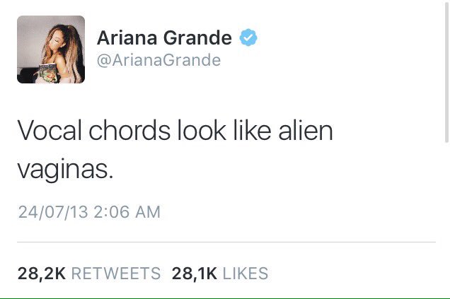 peliggrosa's tweet photo. 17. Oh Ariana 😂 https://t.co/Rp7Ftb6Q52