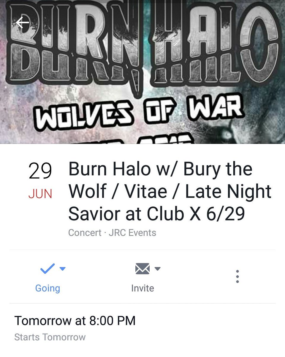 Vitae_official's tweet photo. Get your tickets at $12 before they go up to $15 day of!
@burnhaloofficial @latenightsavior @burythewolfband https://t.co/Bkrjx2t2uf
