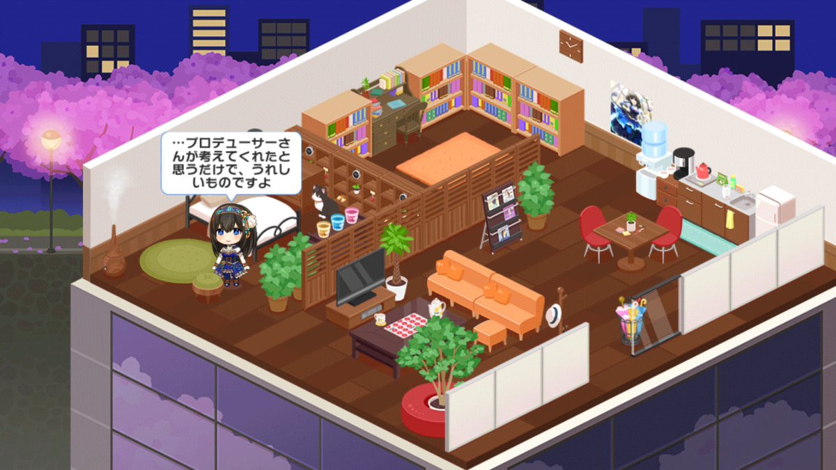 きろく 㐂六 على تويتر 文香さんの一人部屋 貧乏pでごめんね文香さん W お金が無いから今はこれで デレステ