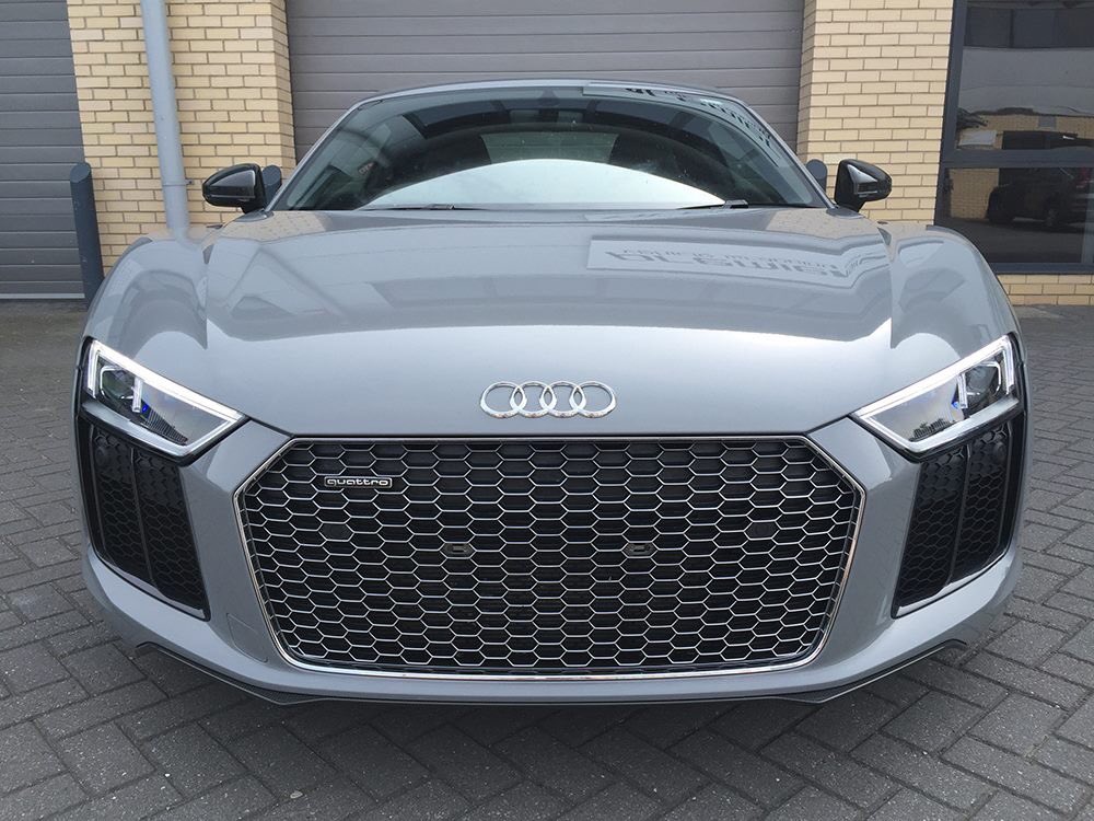 New #AudiR8 in #Nardogrey wrapped with 3M #Ventureshield clear paint protection film but you wouldn't even know!