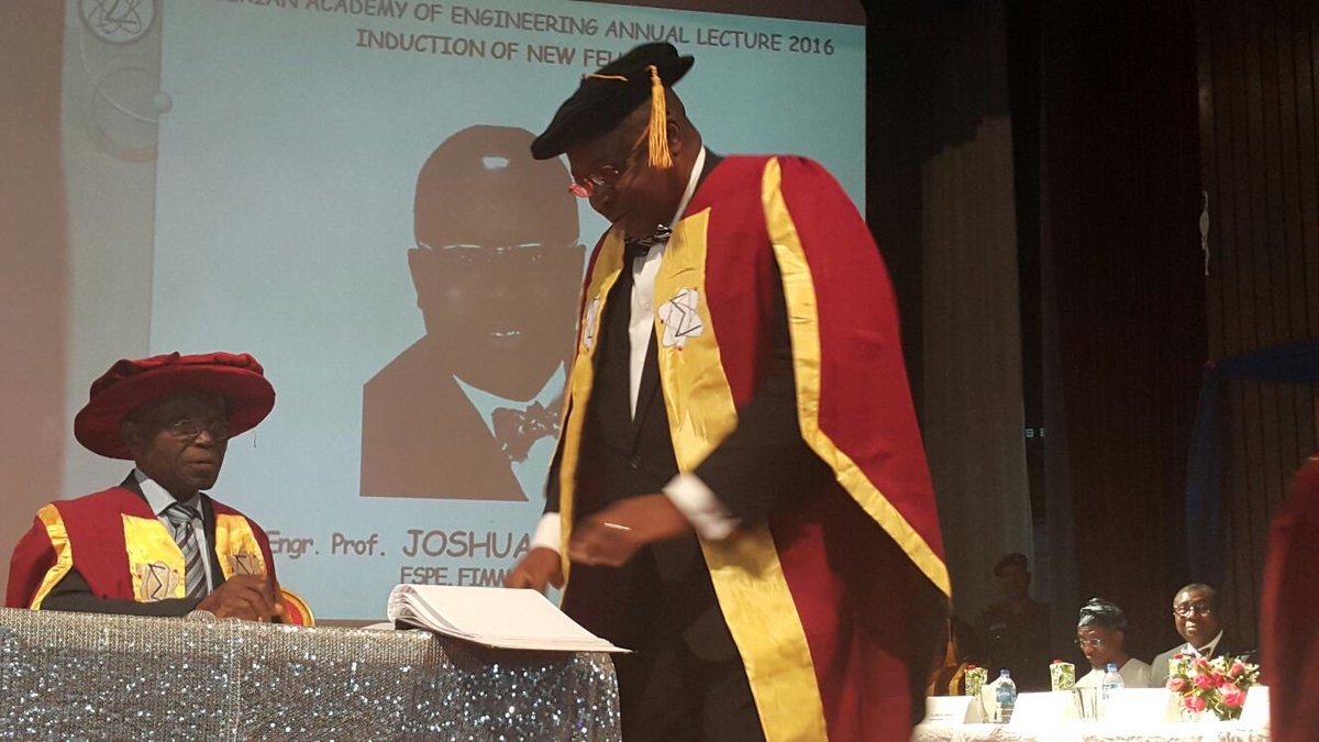 USM_Polymers's tweet photo. Prof. Joshua Otaigbe inducted as a 2016 Fellow of the Nigerian Academy of Engineering! @SouthernMissNow https://t.co/MDwX4SkTRS