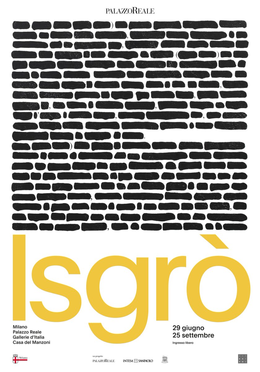 leftloft's tweet photo. @leftloft identity for #isgro2016 from 29/6 at #PalazzoReale @gallerieditalia and @CasaManzoni @ElectaEditore https://t.co/R1FChaBGnw