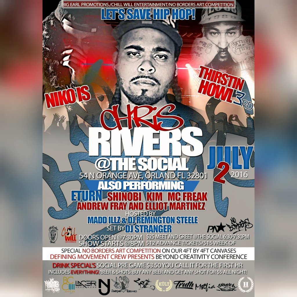 PNERONLYUS's tweet photo. This Saturday @ The Social...show begins @ 8pm with @nikohigh @ThirstinHowl3rd and @OnlyChrisRivers #DragonsUp https://t.co/aEjW119Lra
